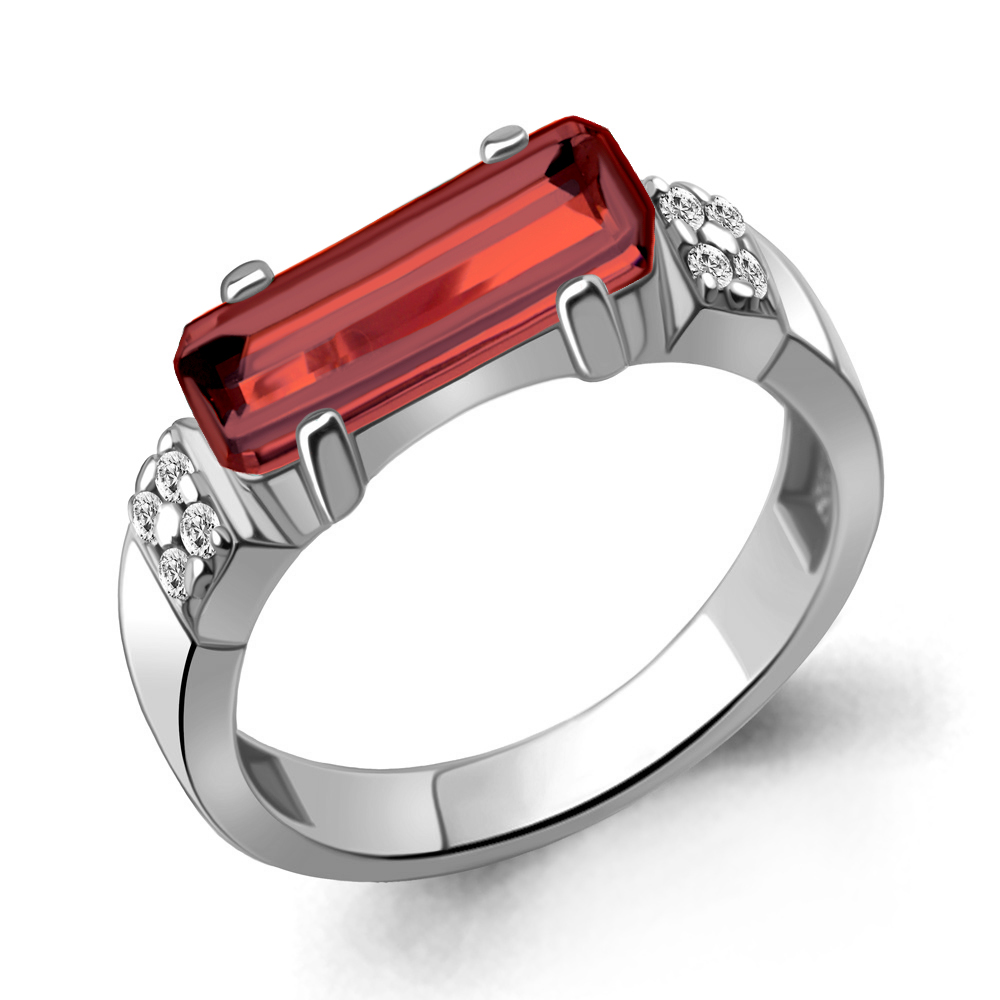 

Кольцо из серебра р. 17,5 AQUAMARINE 6976885А_925_р, 6976885А_925_р