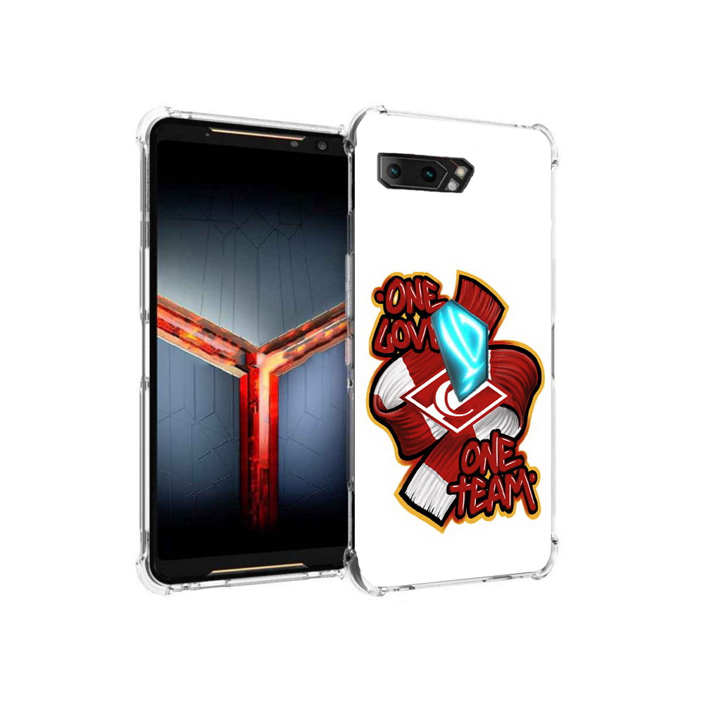

Чехол MyPads Tocco для Asus ROG Phone 2 Одна любовь-Спартак, Прозрачный, Tocco