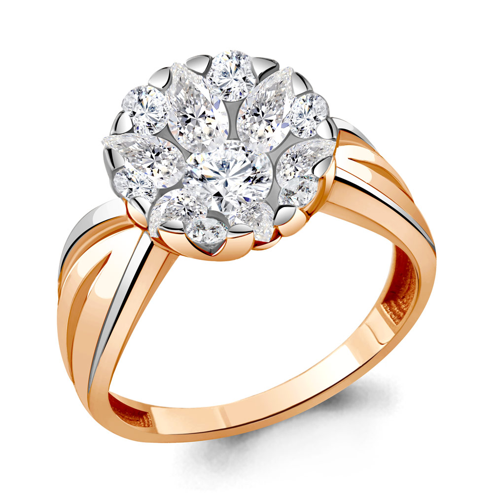 

Кольцо из серебра р. 19 AQUAMARINE 68610А_925_з, 68610А_925_з