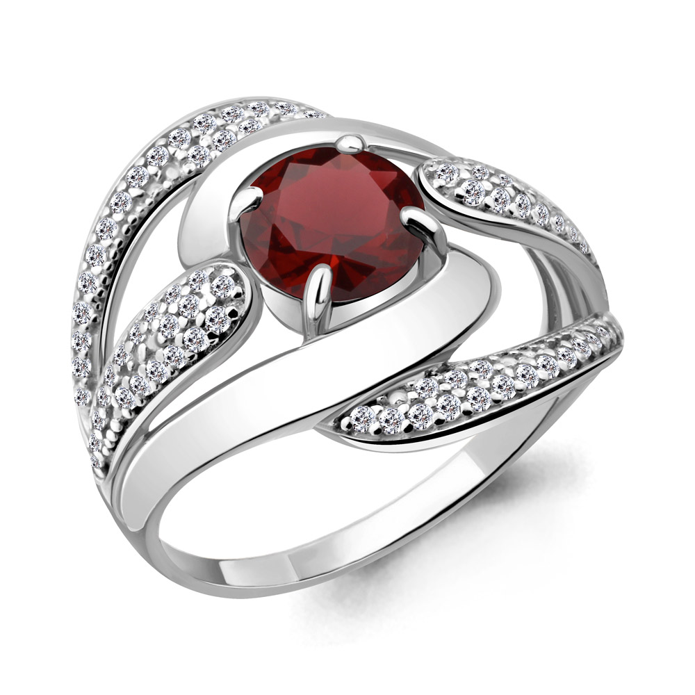 

Кольцо из серебра р. , AQUAMARINE 6587903А_925_р, 6587903А_925_р