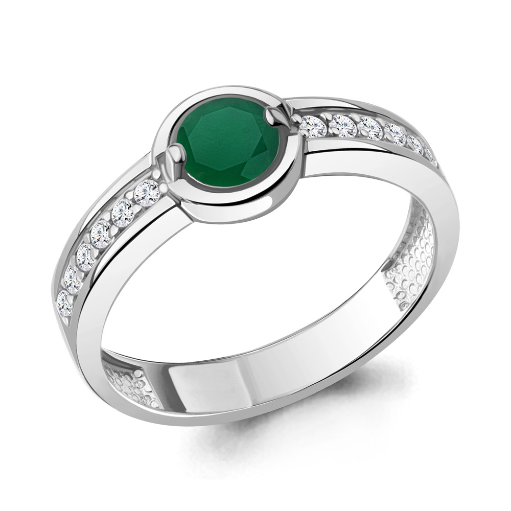 

Кольцо из серебра р.  AQUAMARINE 6980009А_925_р, 6980009А_925_р