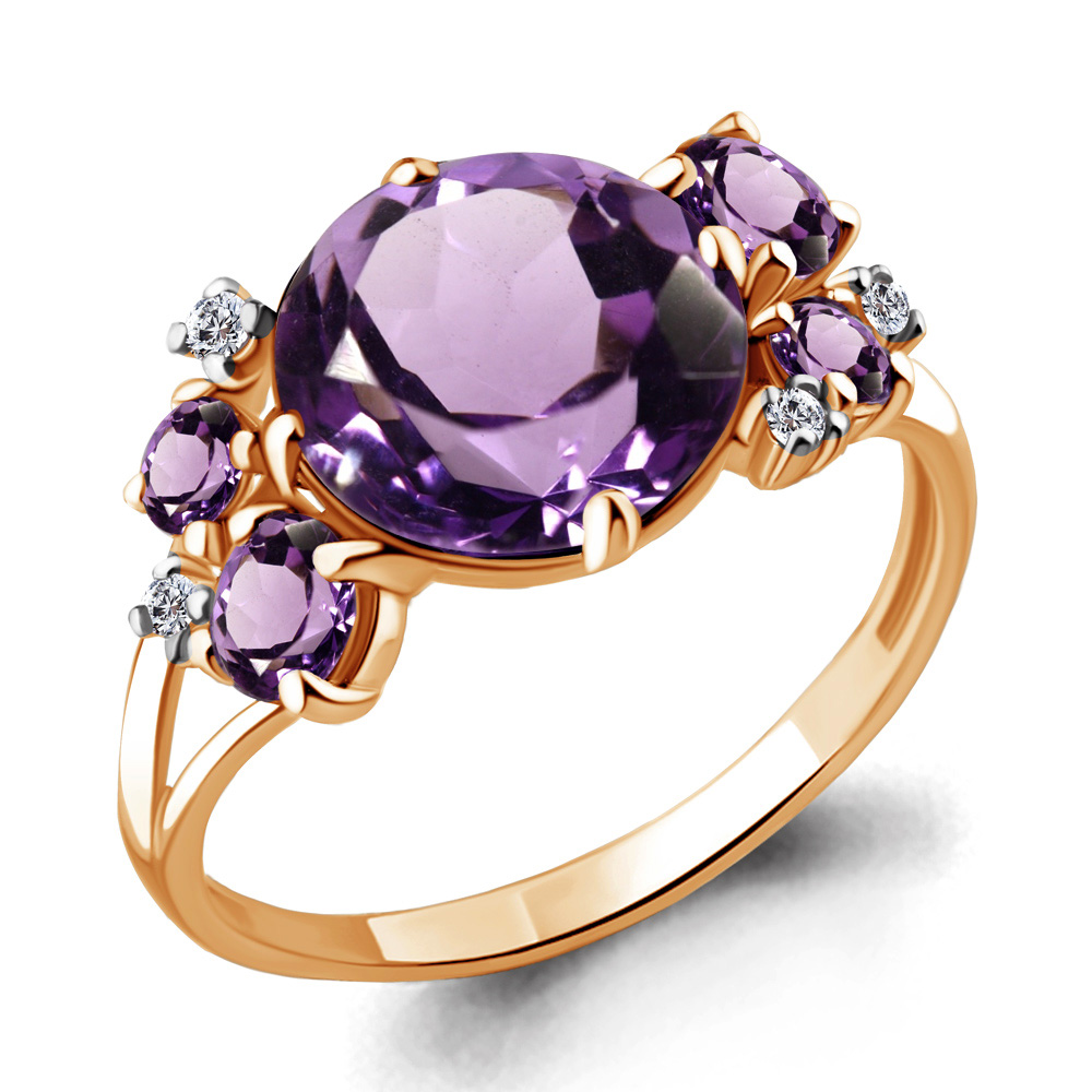 

Кольцо из серебра р.  AQUAMARINE 6546504А_925_з, 6546504А_925_з