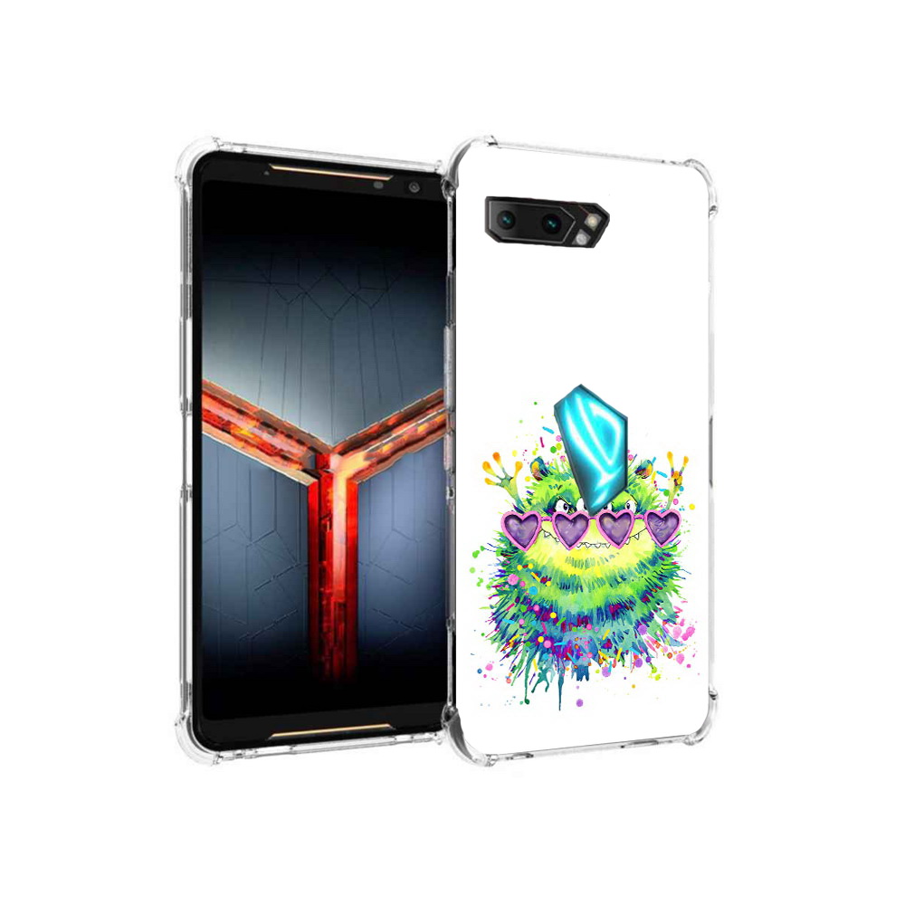 

Чехол MyPads Tocco для Asus ROG Phone 2 Пушистый персонаж, Прозрачный, Tocco