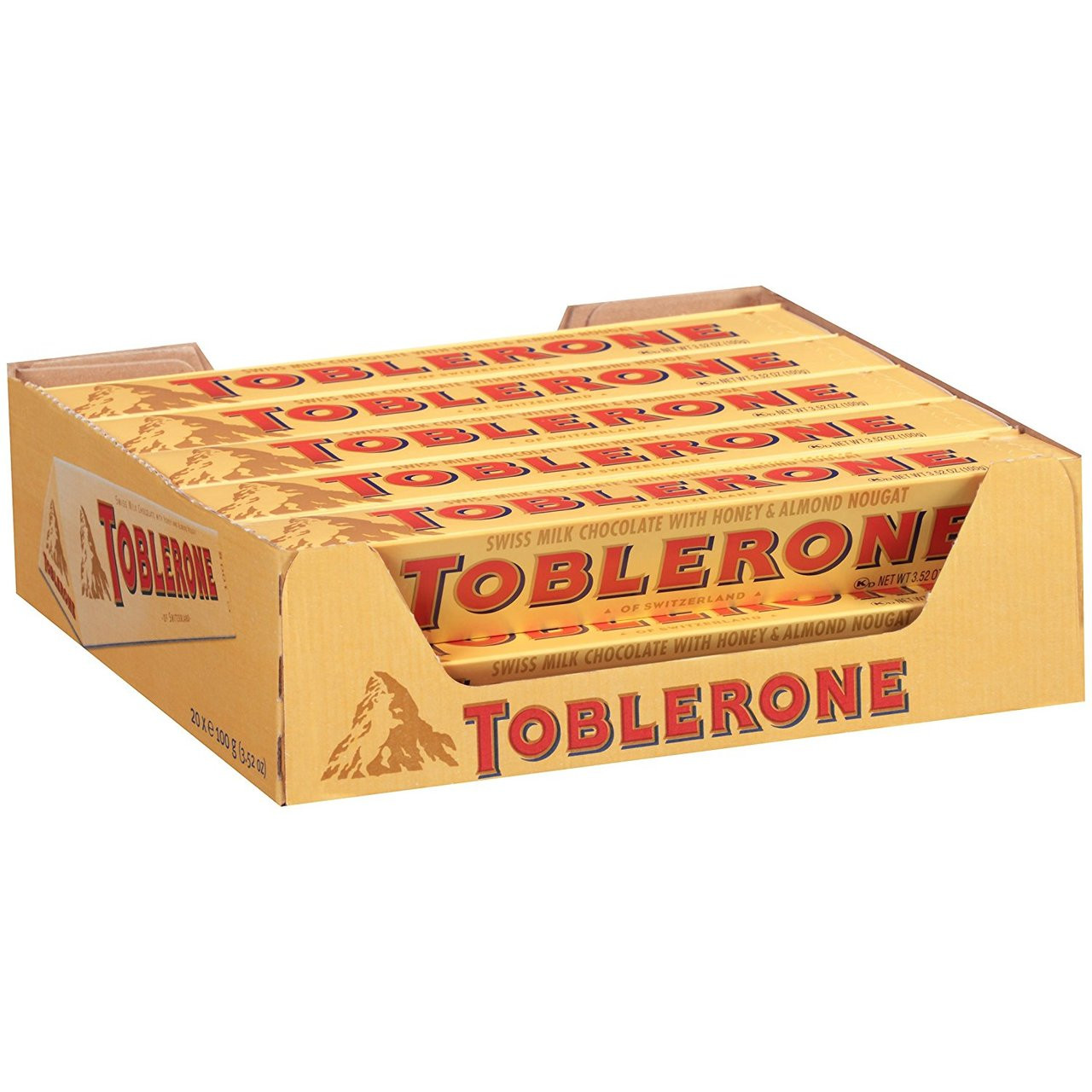 Молочный шоколад Toblerone Milk, 100 г х 20 шт