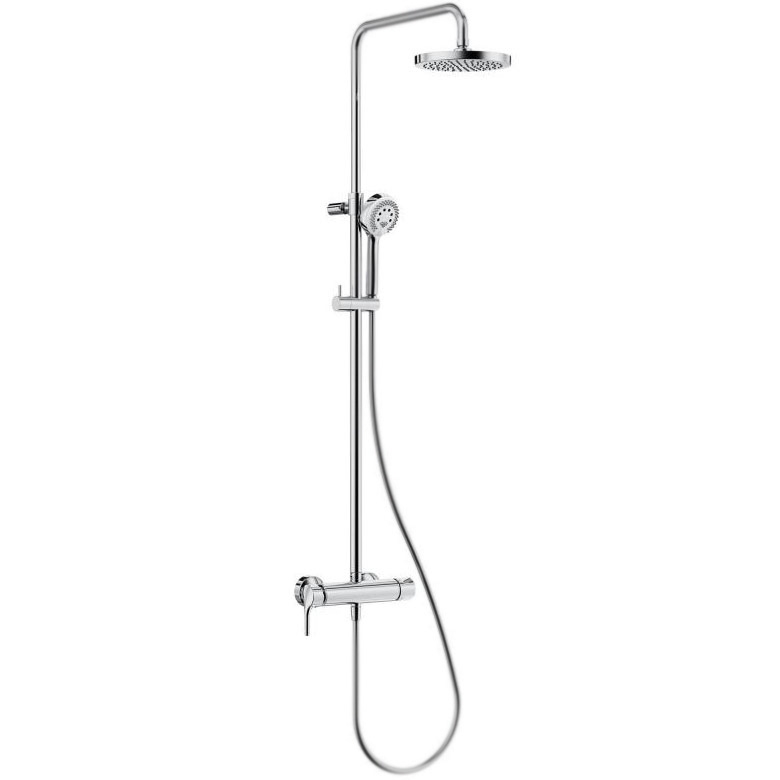 фото Душевая система kludi logo dual shower system со смесителем, хром (6808505-00)