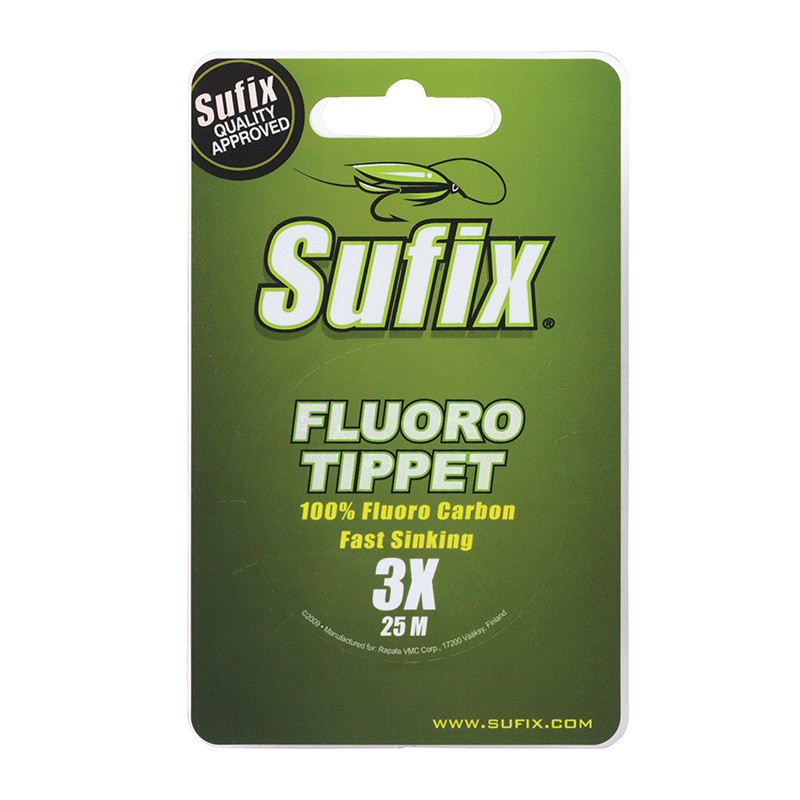 Леска флюорокарбоновая Sufix Fluoro Tippet Clear 25 м  (0.245 мм / 3.6 кг)