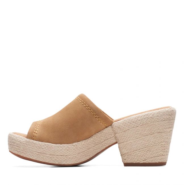

Сабо женские Clarks 26167094 бежевые 41 EU, Бежевый, 26167094