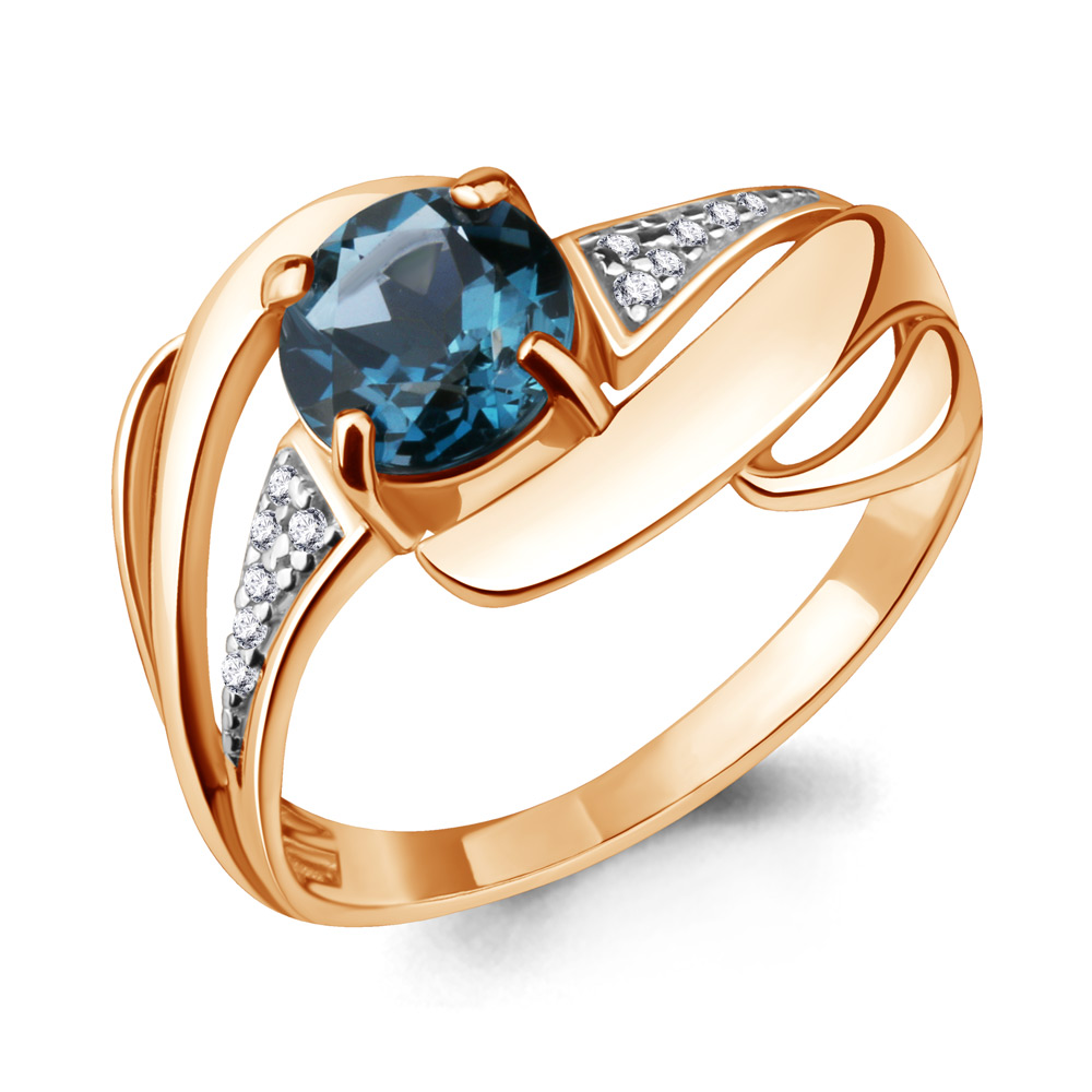 

Кольцо из серебра р. 18,5 AQUAMARINE 6587208А_925_з, 6587208А_925_з