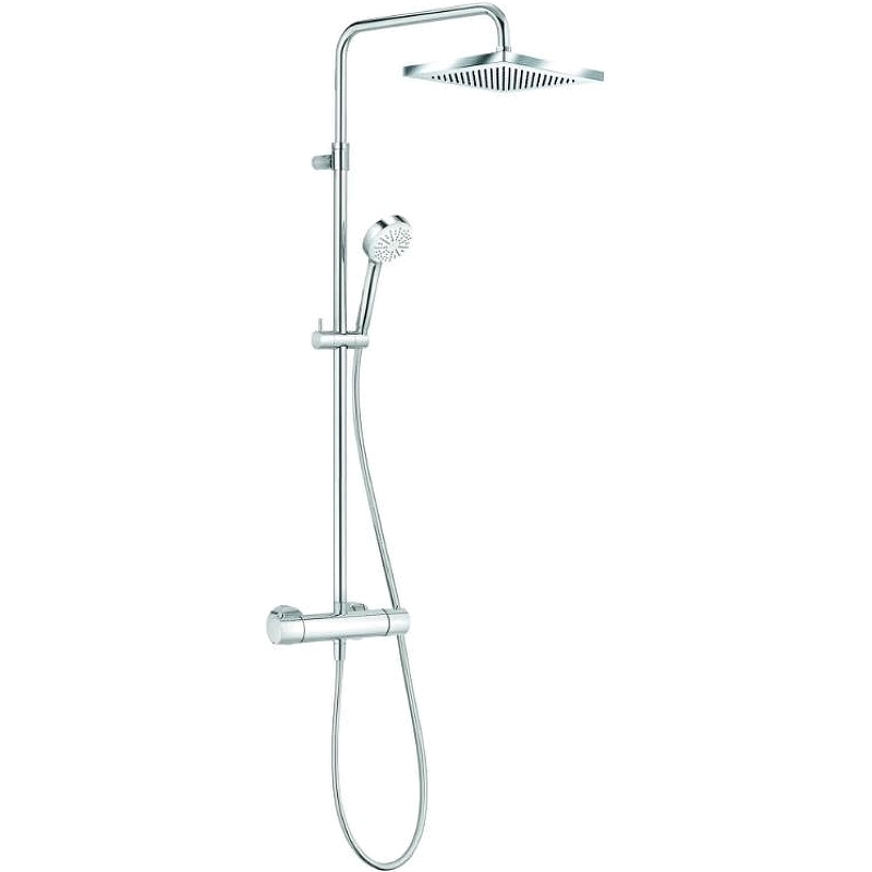 фото Душевая система kludi logo dual shower system с термостатом, хром (6809805-00)