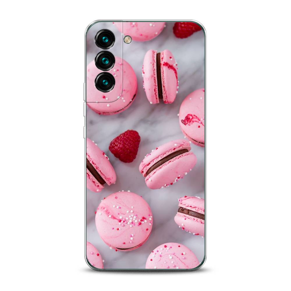 

Чехол Awog на Samsung Galaxy S22 / Самсунг S22 "Макарони с малиной", Серый;розовый, 2103850-10