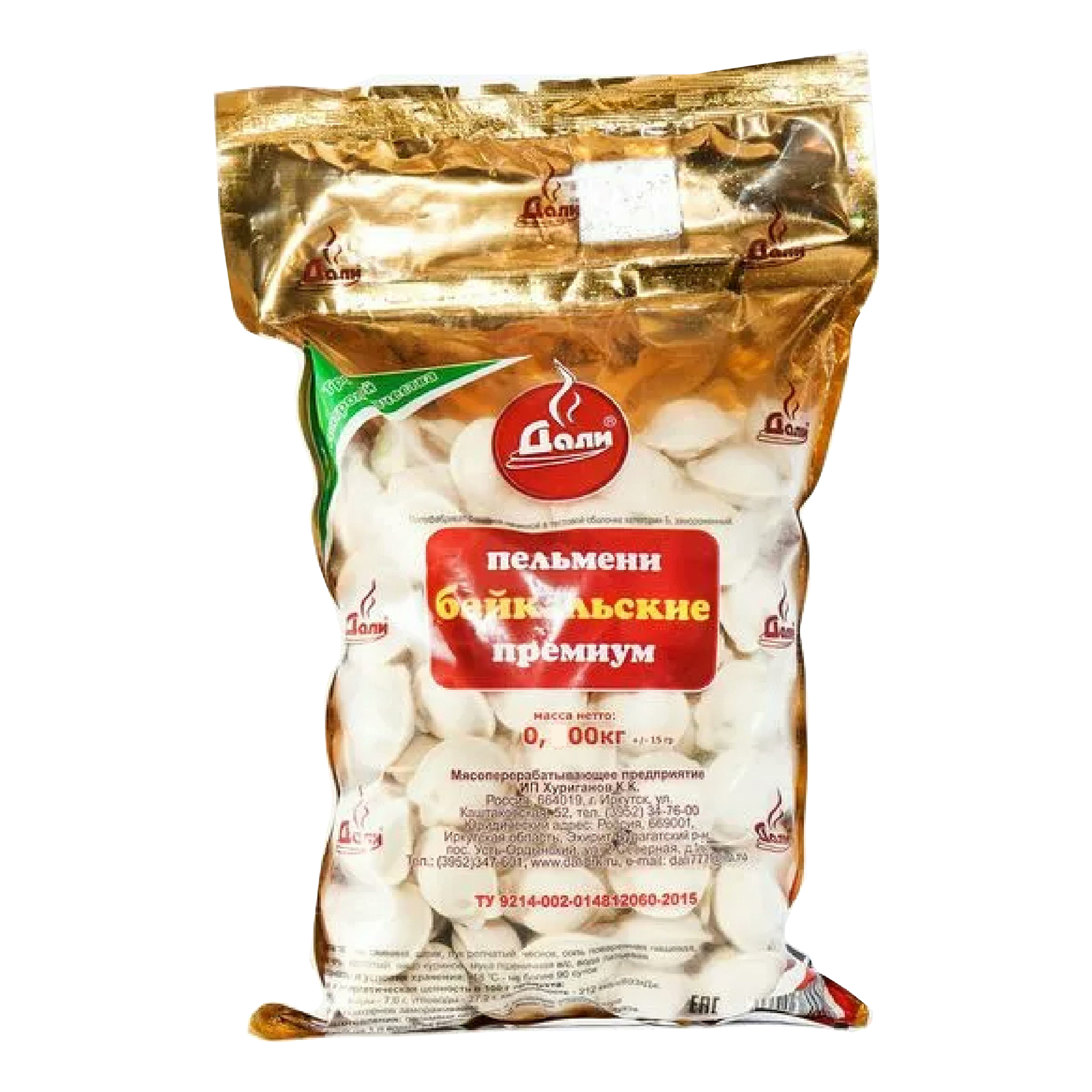 

Пельмени Дали Иркутские домашние свинина-говядина 800 г