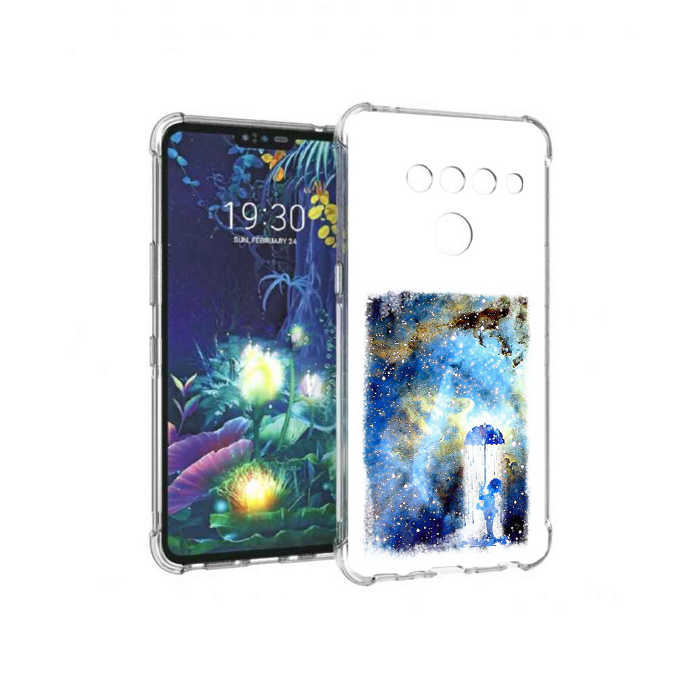 

Чехол MyPads Tocco для LG V50 ThinQ мальчик в небе, Прозрачный, Tocco