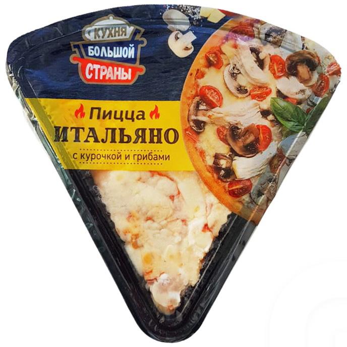 

Пицца Кухня Большой Страны Итальяно с курочкой и грибами 160 г