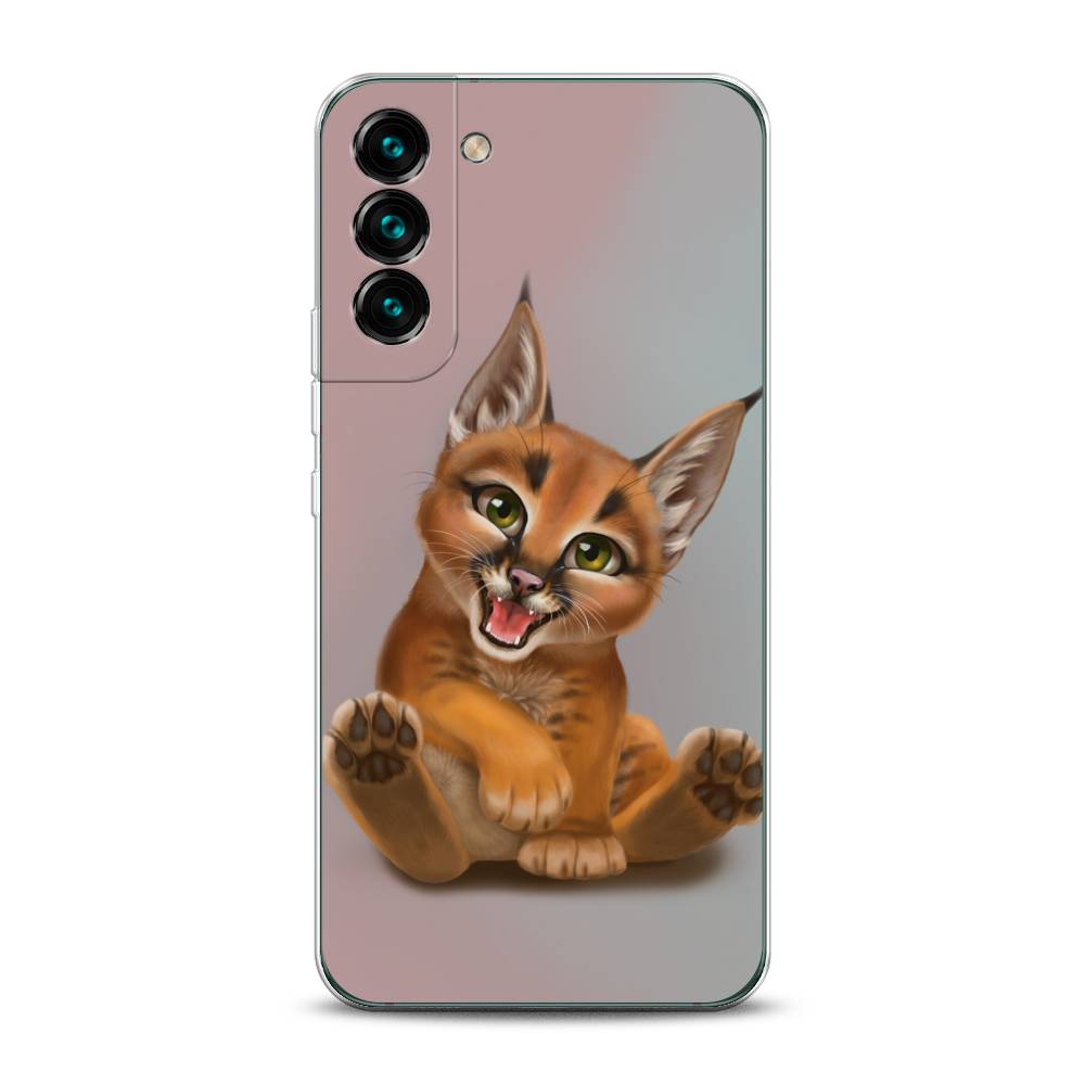 Чехол Awog на Samsung Galaxy S22 / Самсунг S22 Малыш рыси