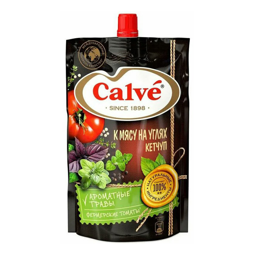 

Кетчуп Calve К мясу на углях 350 г