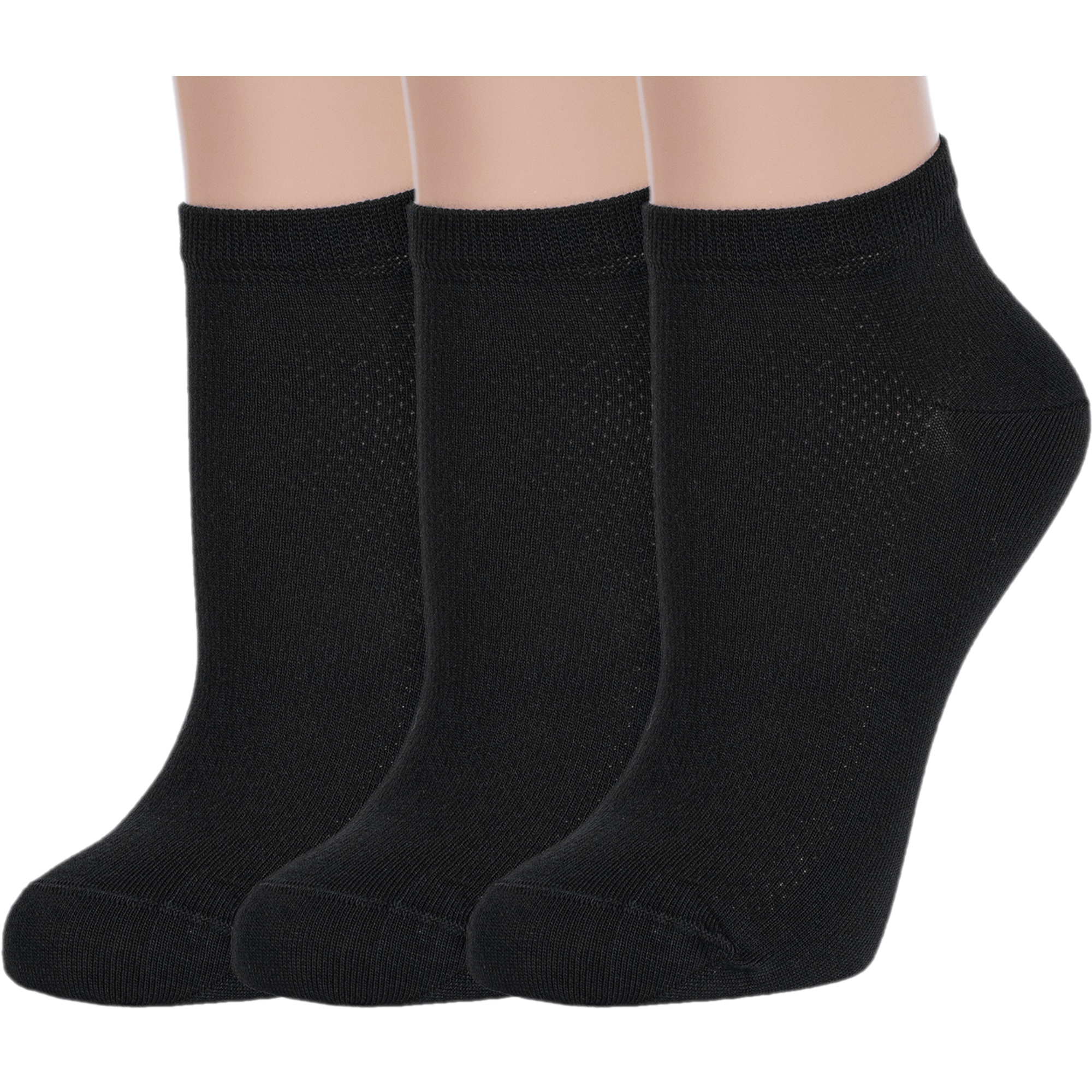 

Комплект носков женских Rusocks 3-Ж-1520 черных 23, 3-Ж-1520