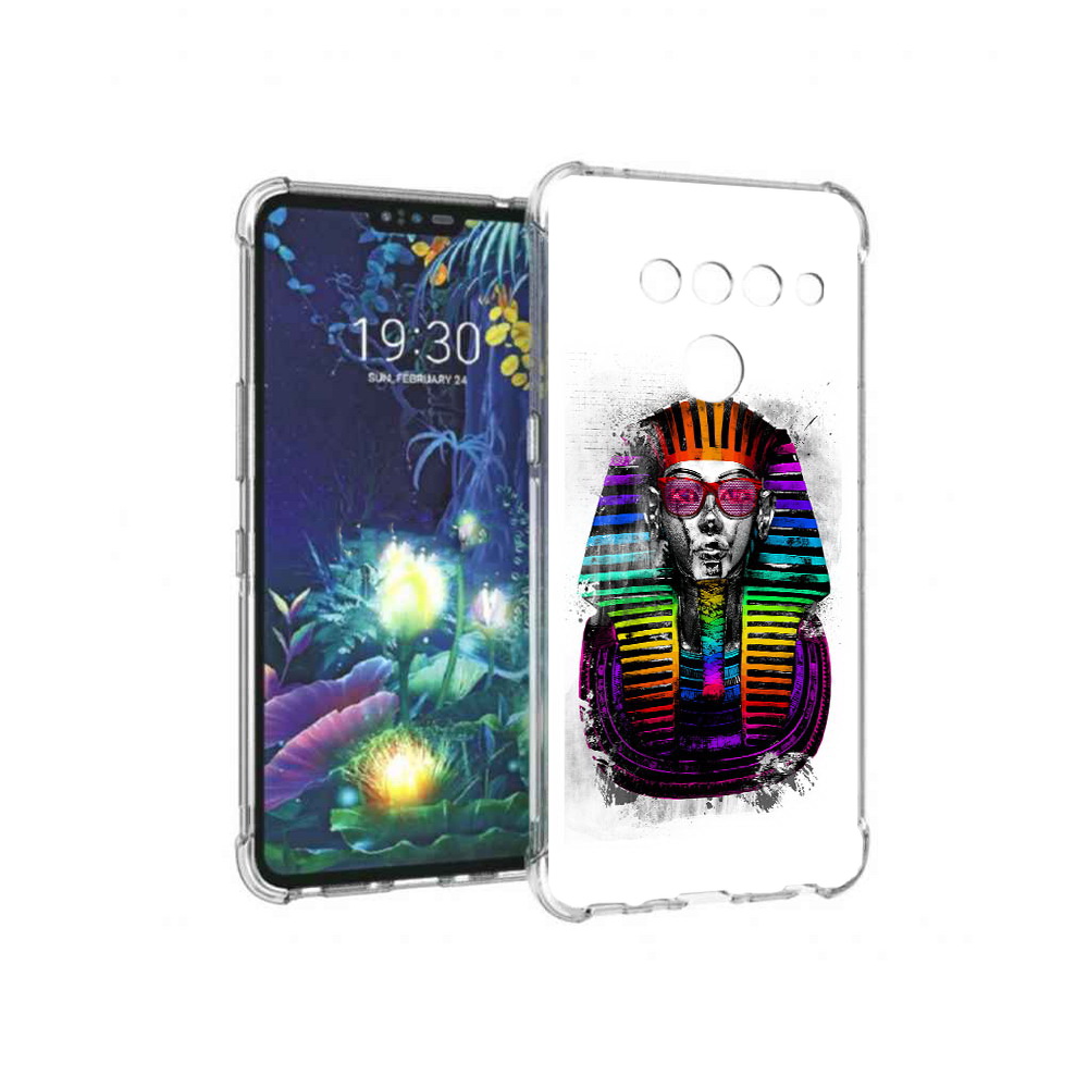 

Чехол MyPads Tocco для LG V50 ThinQ модная богиня, Прозрачный, Tocco