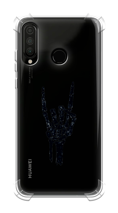 

Чехол Awog на Honor 20 Lite 2020 "Rock for a skeleton", Черный;прозрачный, 611251-1