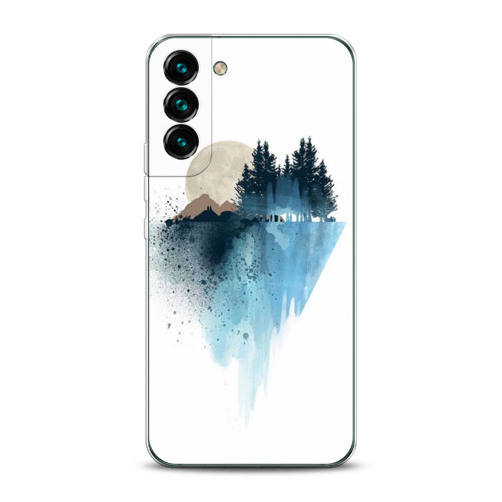 

Чехол Awog на Samsung Galaxy S22 / Самсунг S22 "Горы 5", Голубой, 2103850-4