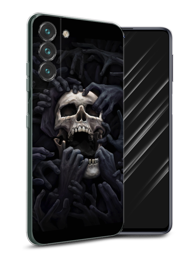 

Чехол Awog на Samsung Galaxy S22 / Самсунг S22 "Череп 29", Черный;серый, 2103850-9