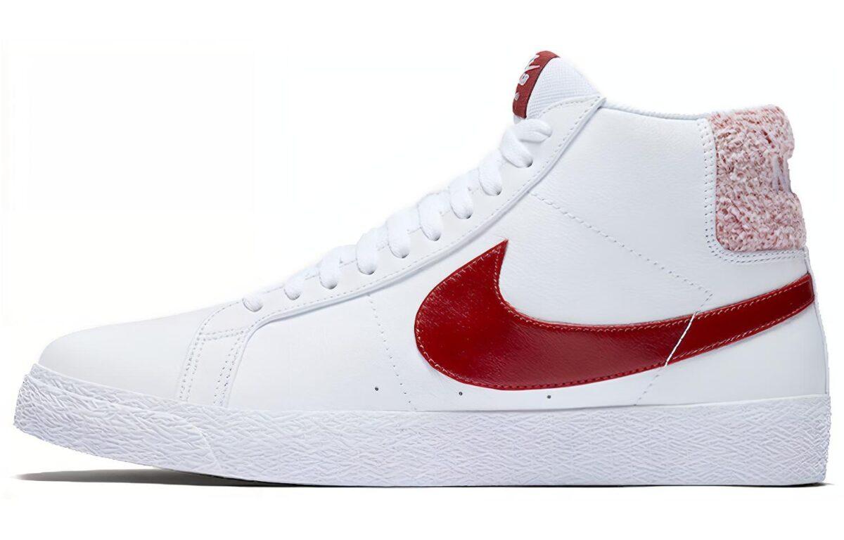

Кеды унисекс Nike Blazer Red белые 38 EU, Белый, Blazer Red
