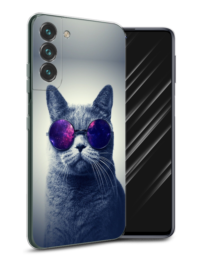 

Чехол Awog на Samsung Galaxy S22 / Самсунг S22 "Космический кот", Красный, 2103850-1