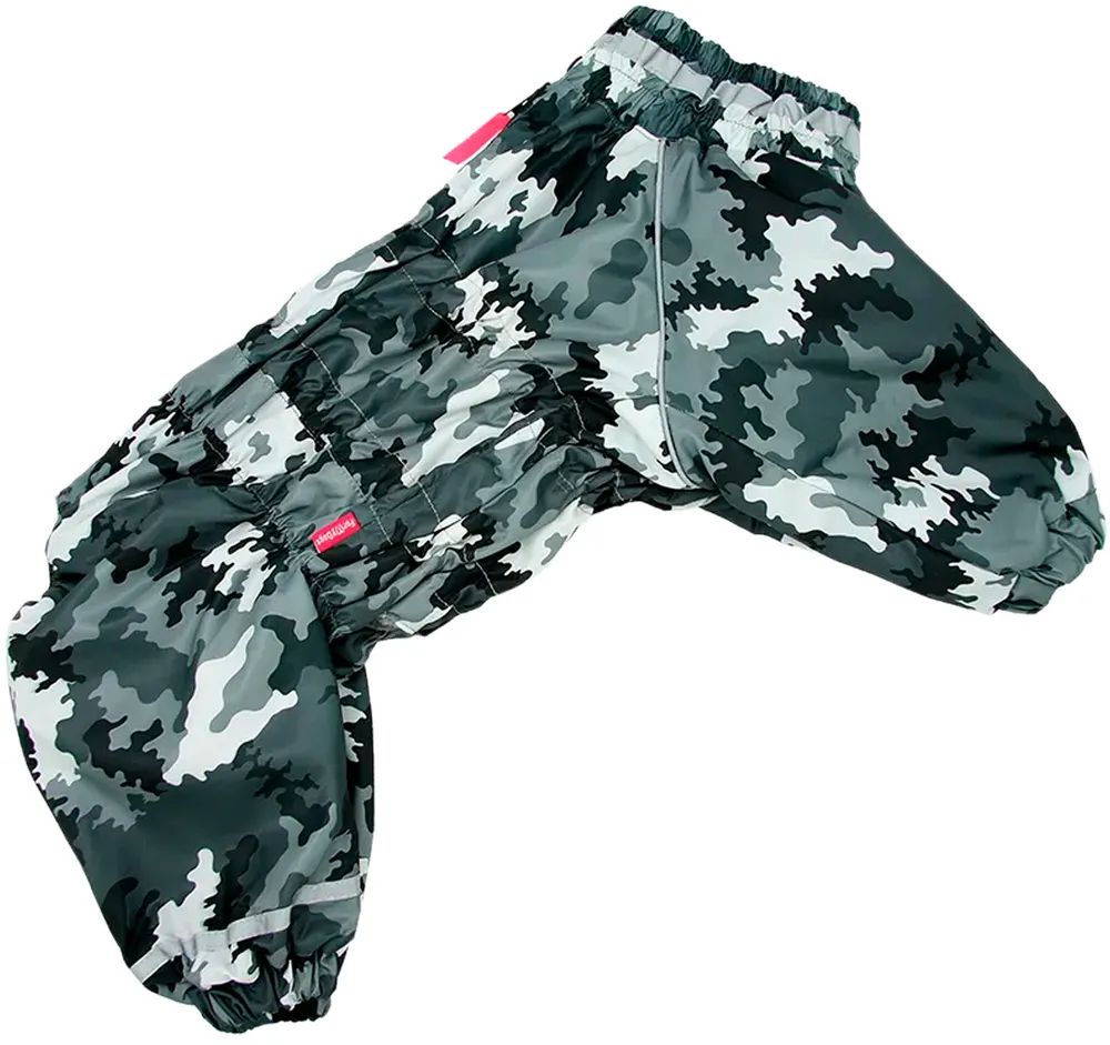

Комбинезон для собак FOR MY DOGS серый для мальчиков, FW1121-2021 M