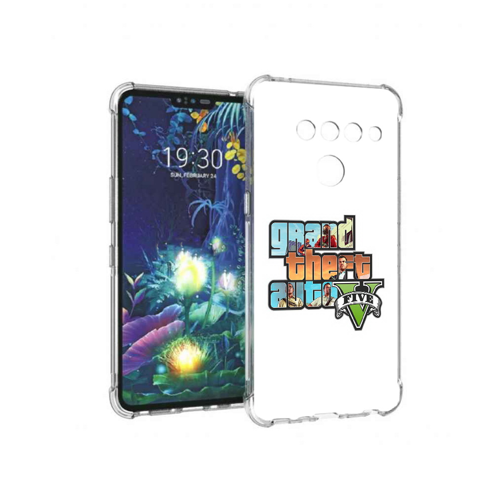 

Чехол MyPads Tocco для LG V50 ThinQ ГТА, Прозрачный, Tocco