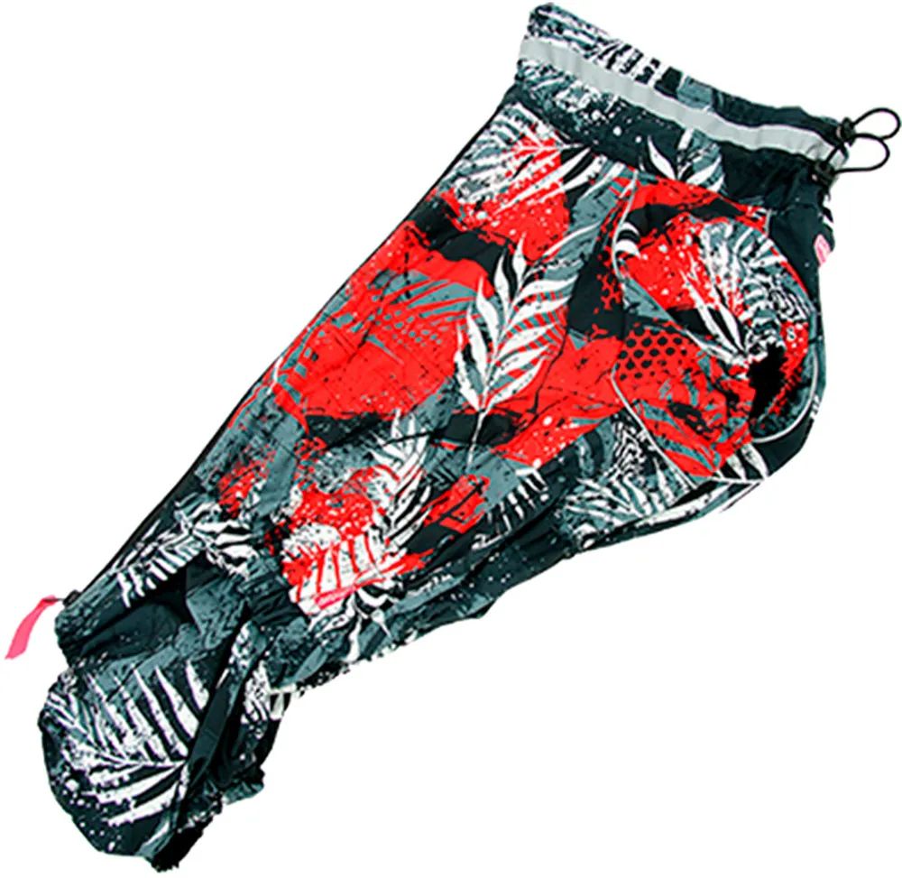 

Комбинезон для вельш-корги FOR MY DOGS серо/красный для девочек, FW1119-2021 F (K47)