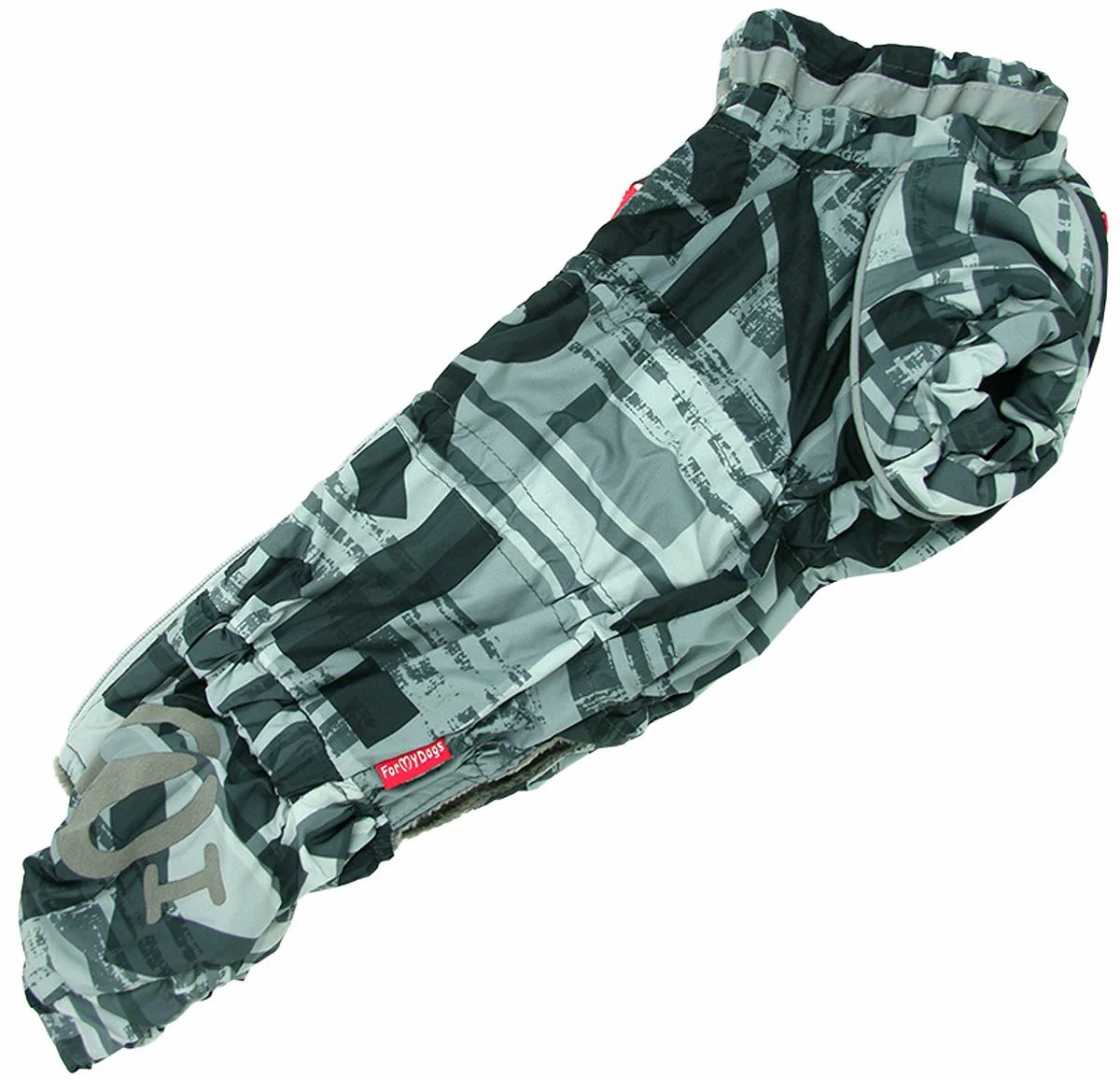 фото Комбинезон для таксы for my dogs серый для мальчиков, fw1013-2021 m (tm1)