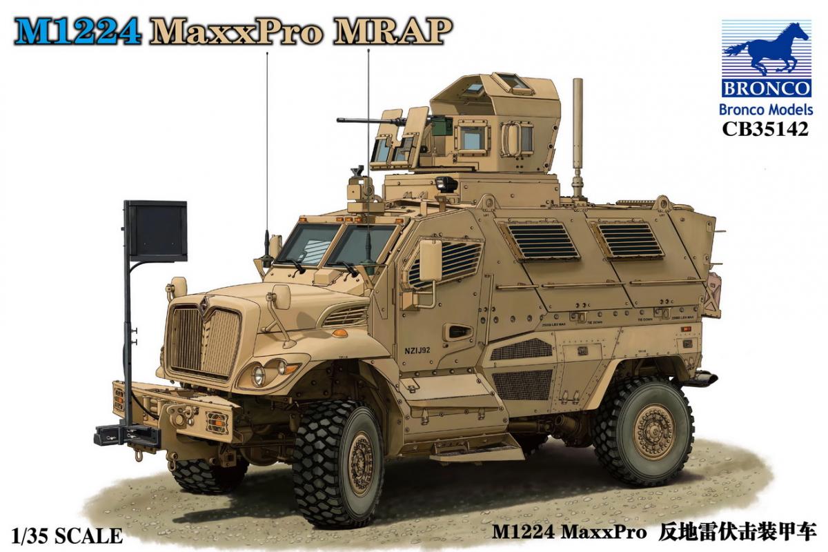 

Сборная модель Bronco 1/35 Бронеавтомобиль M1224 MaxxPro MRAP CB35142