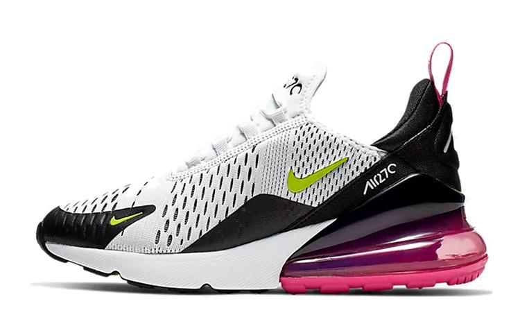 

Кроссовки унисекс Nike Air Max 270 White Fuchsia GS белые 37.5 EU, Белый, Air Max 270 White Fuchsia GS