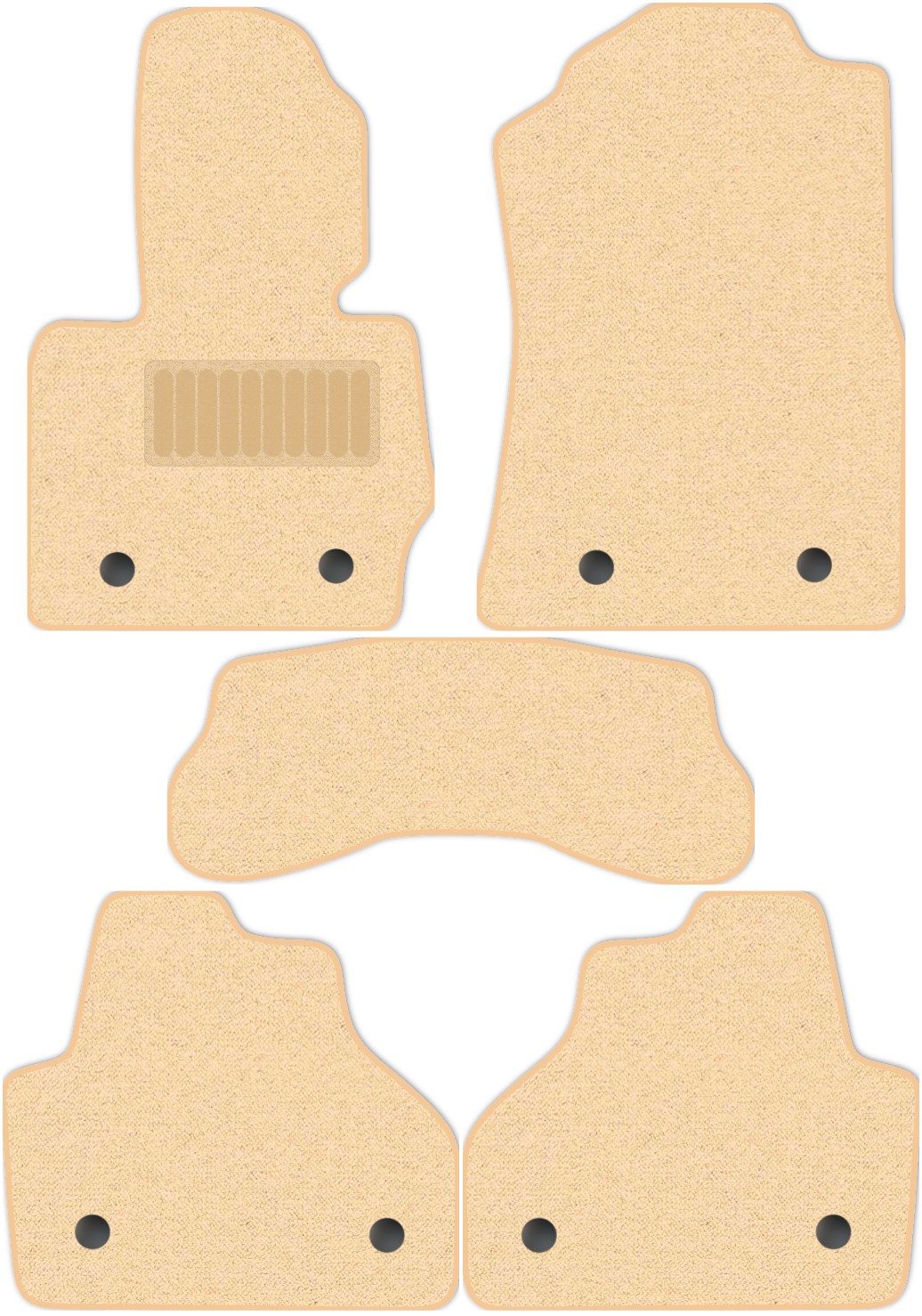 

Коврики текстильные Allmone Классик для BMW X4 M F98 2019 - Н.В., 1340-S5YT-A