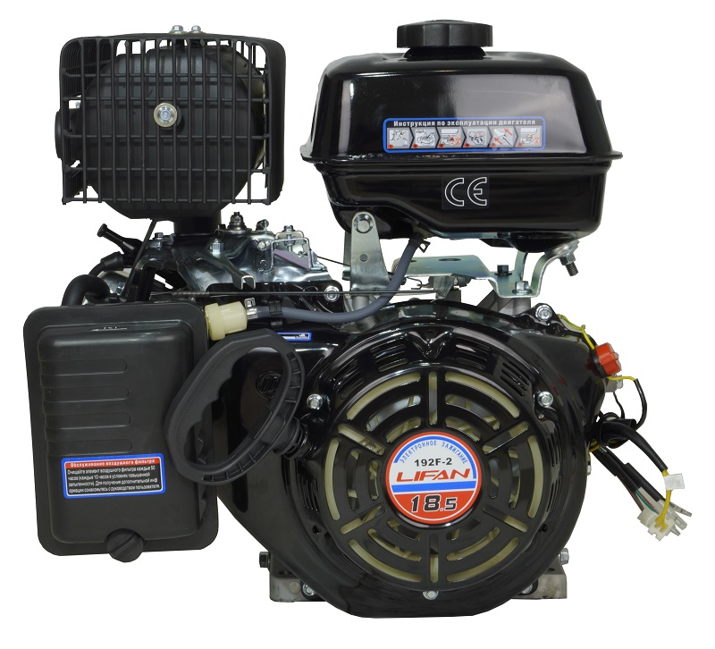 

Двигатель бензиновый Lifan 192F-2 D25, 11А 18.5л.с., 192F-2