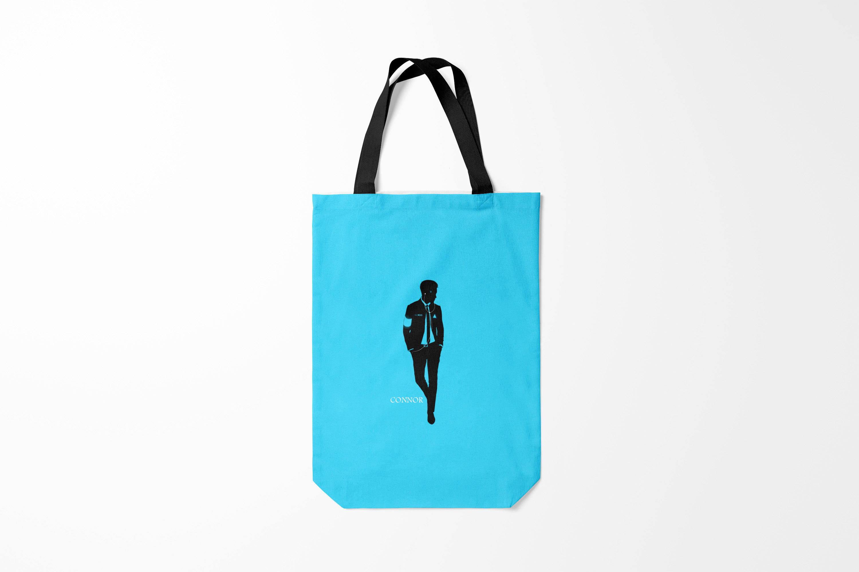 

Сумка шoппер унисекс Burnettie Detroit become human Connor.,, Detroit become human Connor.