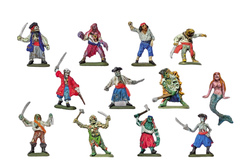 

72090MR Фигуры Zombie Pirates part 2 1/72