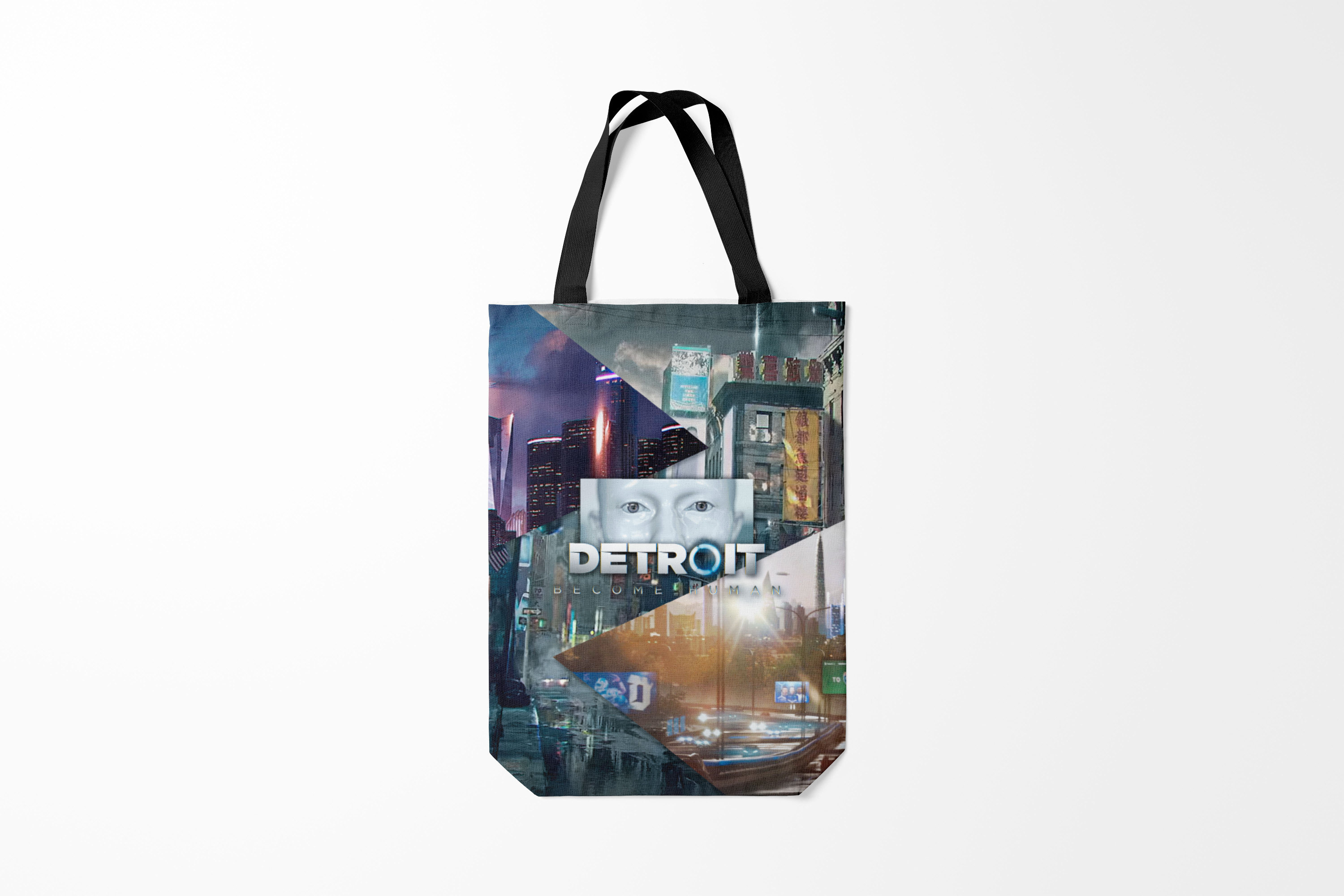 

Сумка шoппер унисекс Burnettie Detroit become human,, Detroit become human