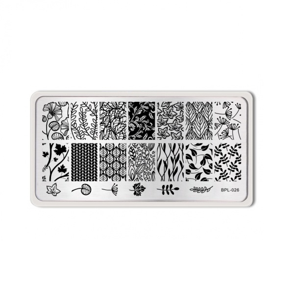 

Born Pretty, Пластина для стемпинга 12*6 см 21812 BP-L026, 1 шт
