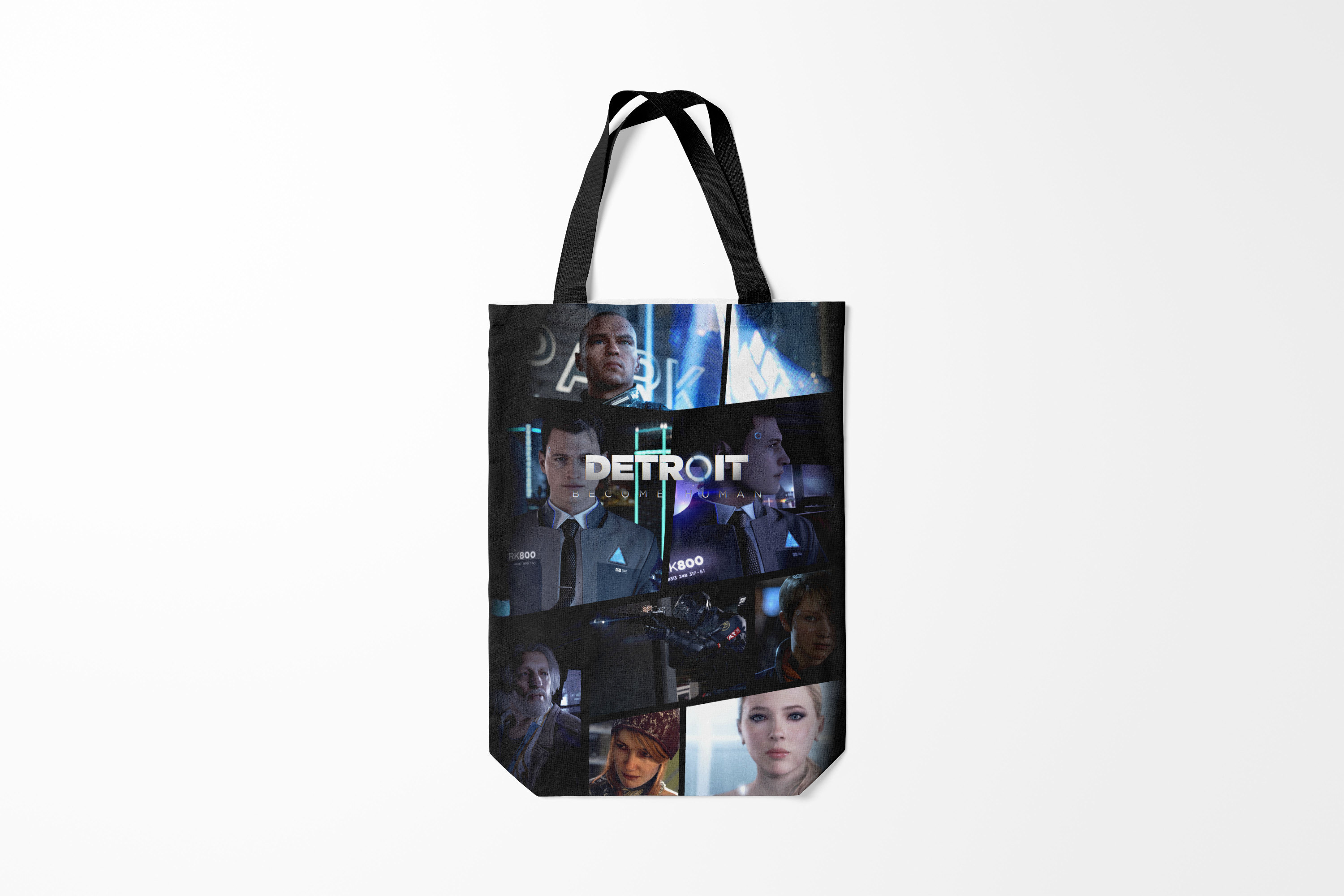 

Сумка шoппер унисекс Burnettie Detroit become human,, Detroit become human