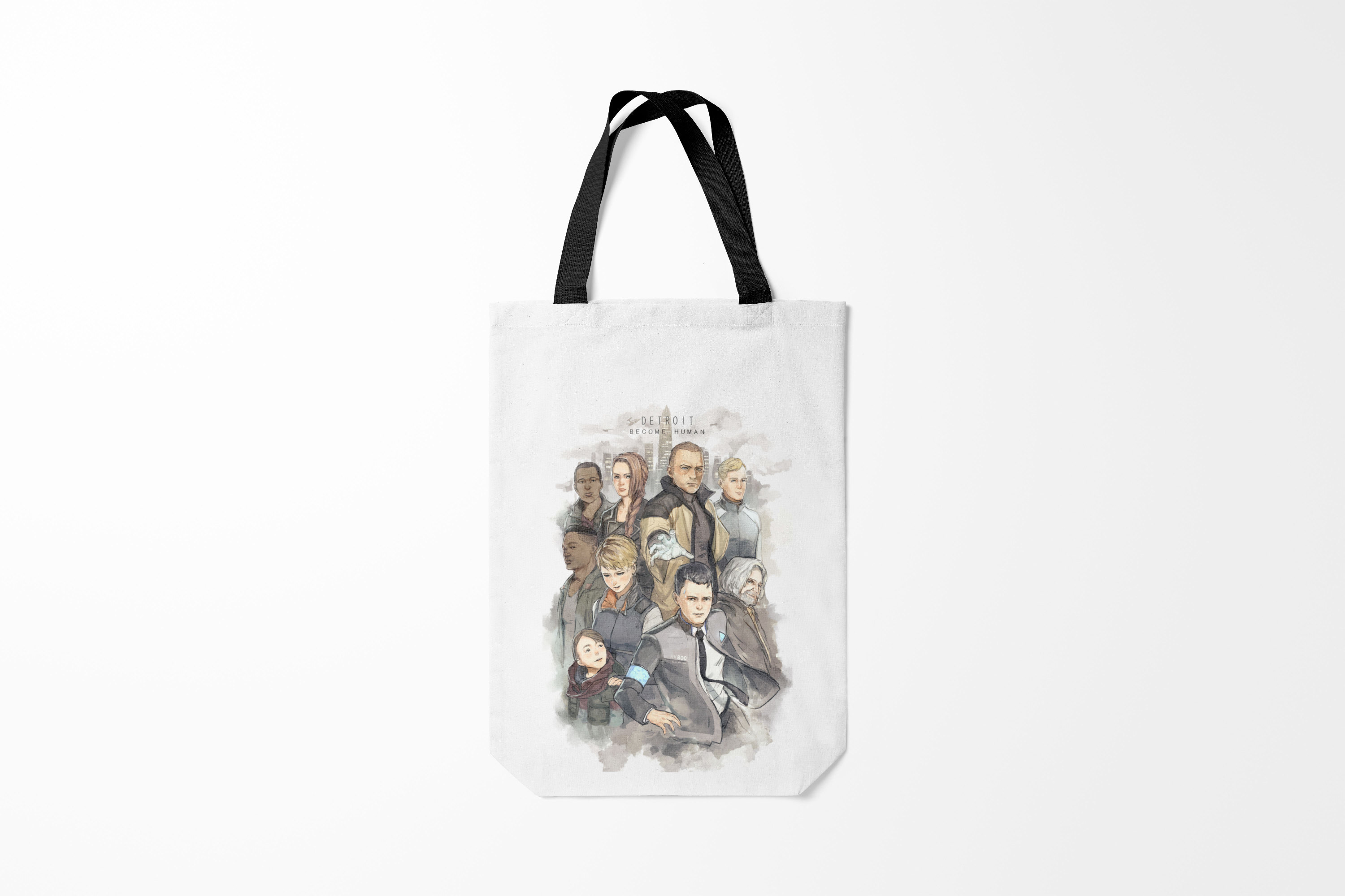 

Сумка шoппер унисекс Burnettie Detroit become human,, Detroit become human