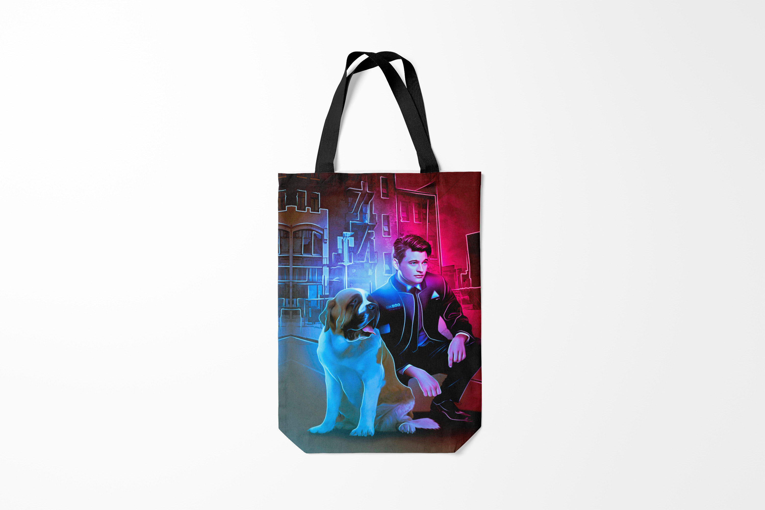 

Сумка шoппер унисекс Burnettie Detroit become human,, Detroit become human