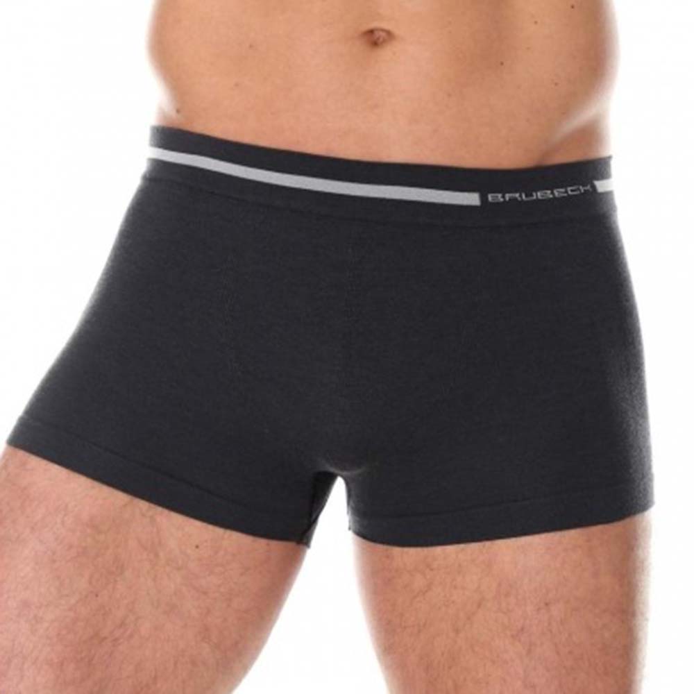 

Термобелье Brubeck трусы боксеры мужские шерсть мериноса COMFORT WOOL графитовые XL, Серый, Comfort wool