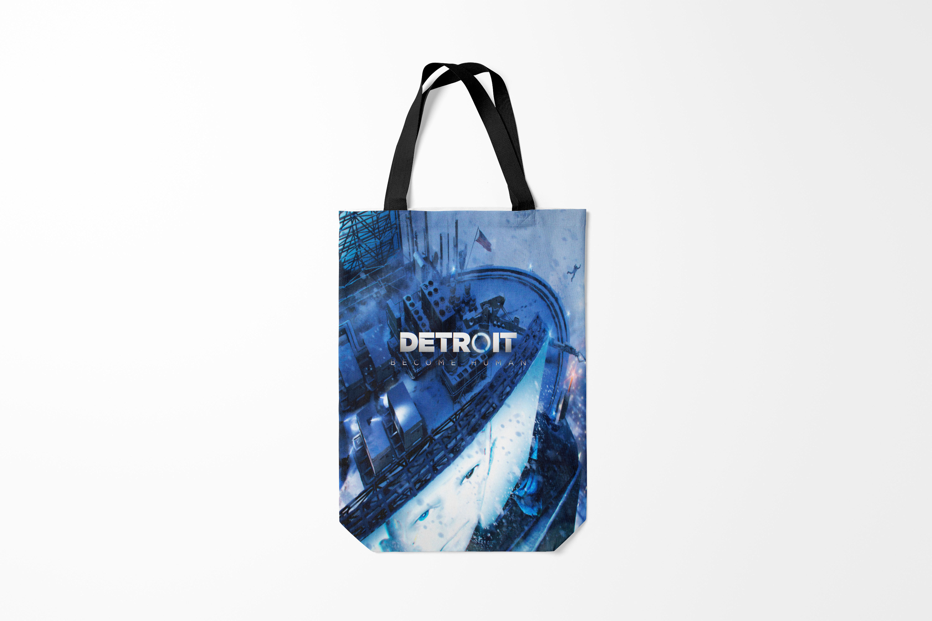 

Сумка шoппер унисекс Burnettie Detroit become human,, Detroit become human