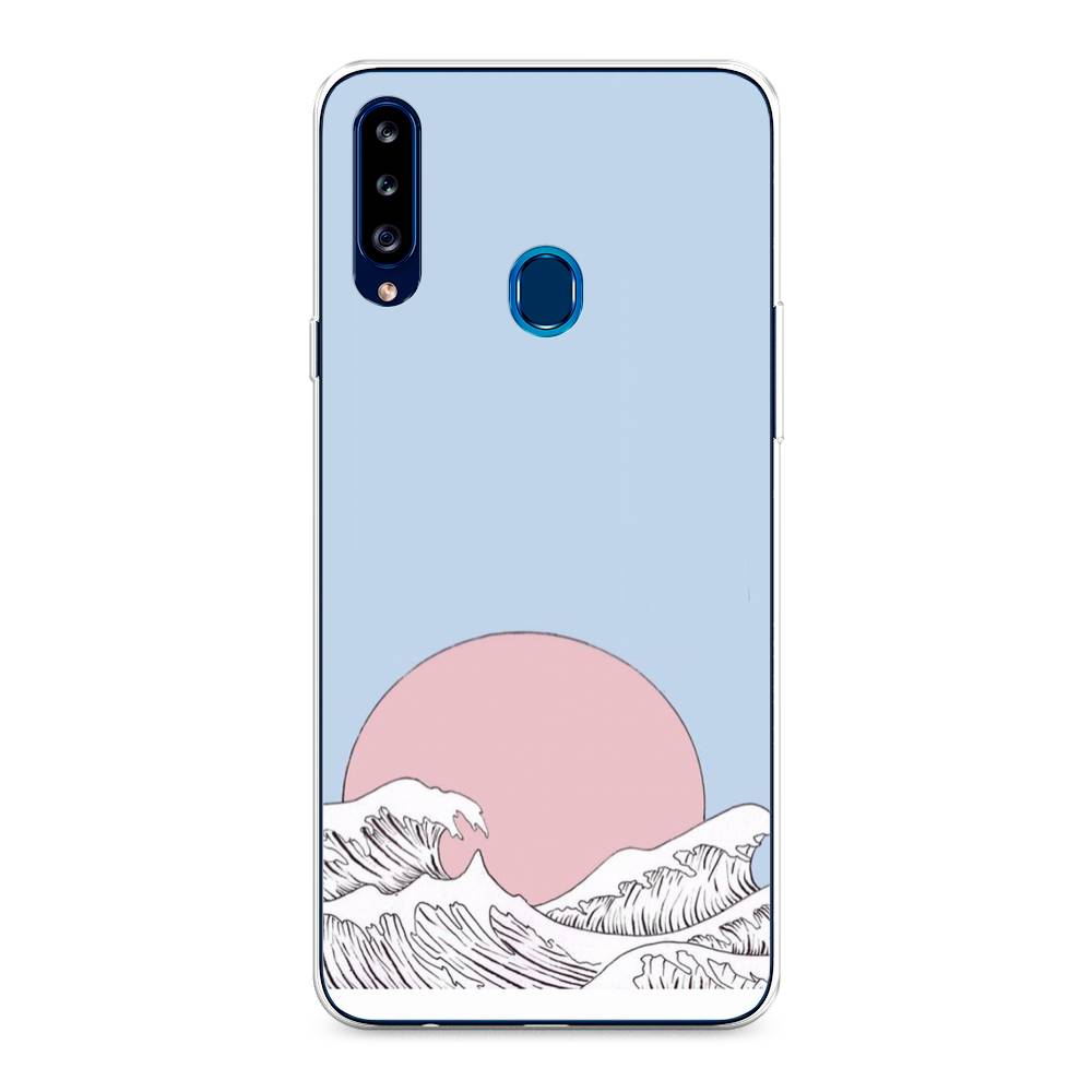 

Чехол Awog на Samsung Galaxy A20s / Самсунг A20s "Японское солнце", 2100850-10