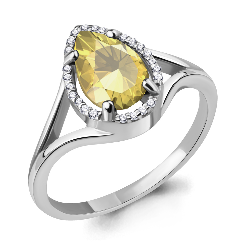 

Кольцо из серебра р. , AQUAMARINE 6539111А_925_р, 6539111А_925_р