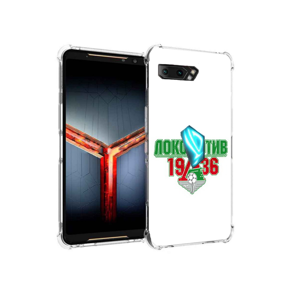 

Чехол MyPads Tocco для Asus ROG Phone 2 ФК локомотив 1936, Прозрачный, Tocco