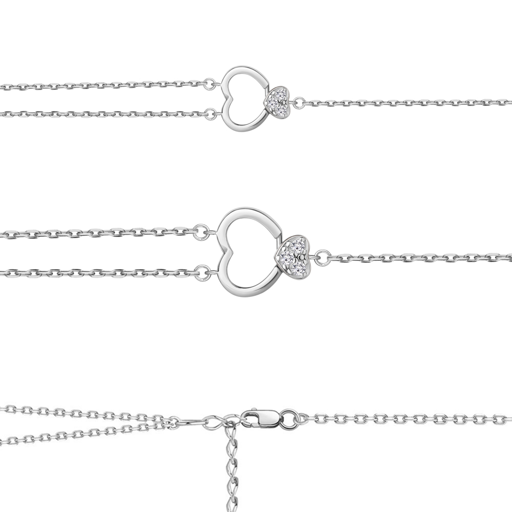 

Браслет из серебра р. 16 AQUAMARINE 74582А_925_р, 74582А_925_р