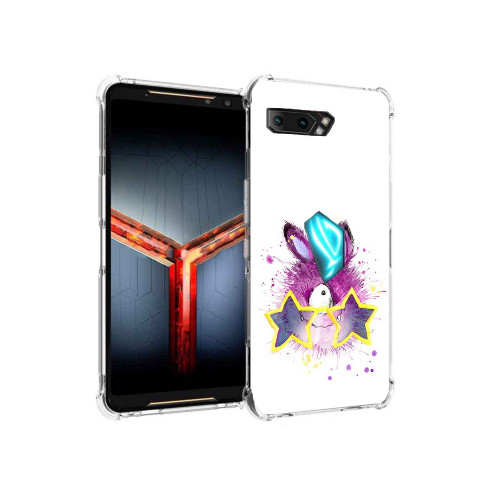 

Чехол MyPads Tocco для Asus ROG Phone 2 Шуршуля, Прозрачный, Tocco