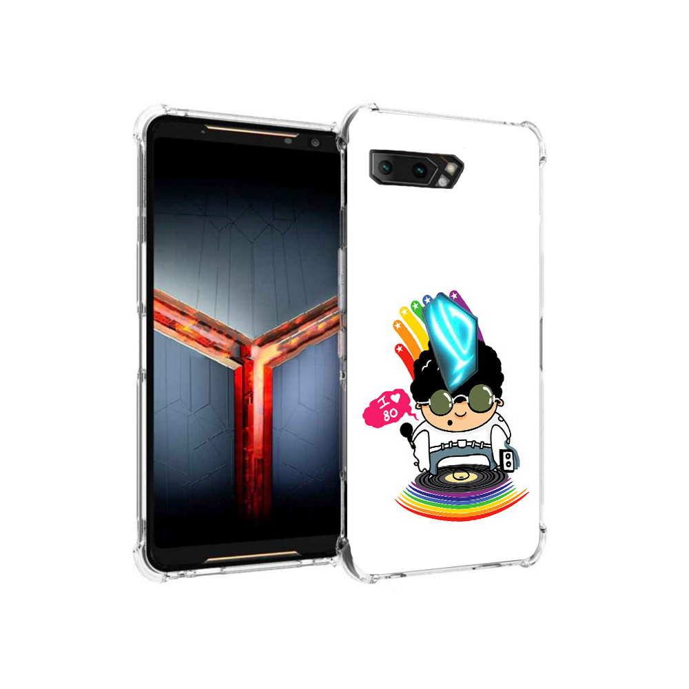 

Чехол MyPads Tocco для Asus ROG Phone 2 Я люблю 80-е, Прозрачный, Tocco