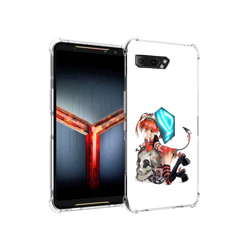 

Чехол MyPads Tocco для Asus ROG Phone 2 аниме, Прозрачный, Tocco